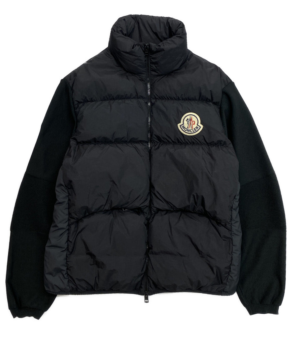 MONCLER 切替 ダウンジャケット cardigan tricot レディース SIZE XXXL