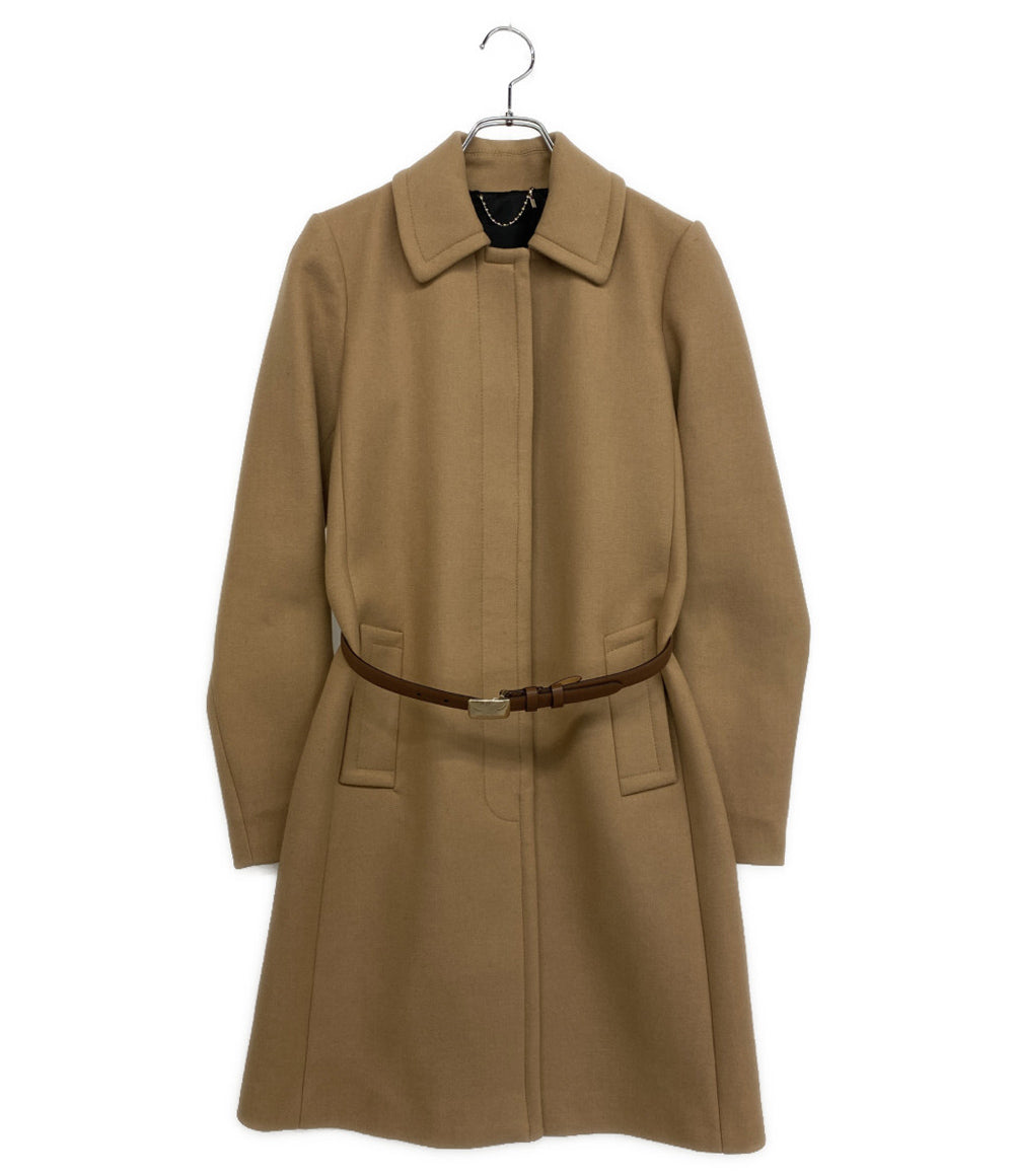 新品タグ付/L相当　COACH トレンチコート　ベルト　ロング丈　ベージュ 美品 COACH ベルト付きロングコート レディース SIZE - コーチ
