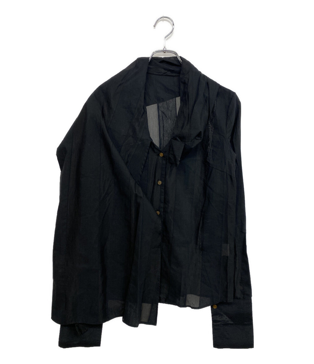 VIVIENNE WESTWOOD 長袖シャツ ブラック 356-01-83024 レディース SIZE