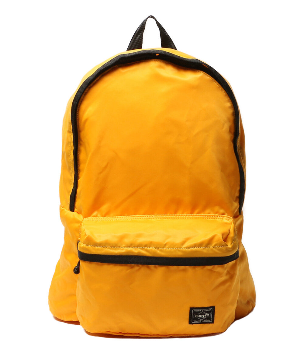 美品 PORTER リュック SIGNAL イエロー パッカブル メッシュポーチ付