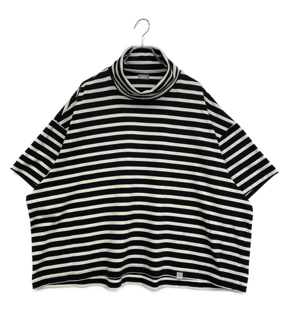 kolor beacon カラー ビーコン 半袖Tシャツ ボーダー ハイネック