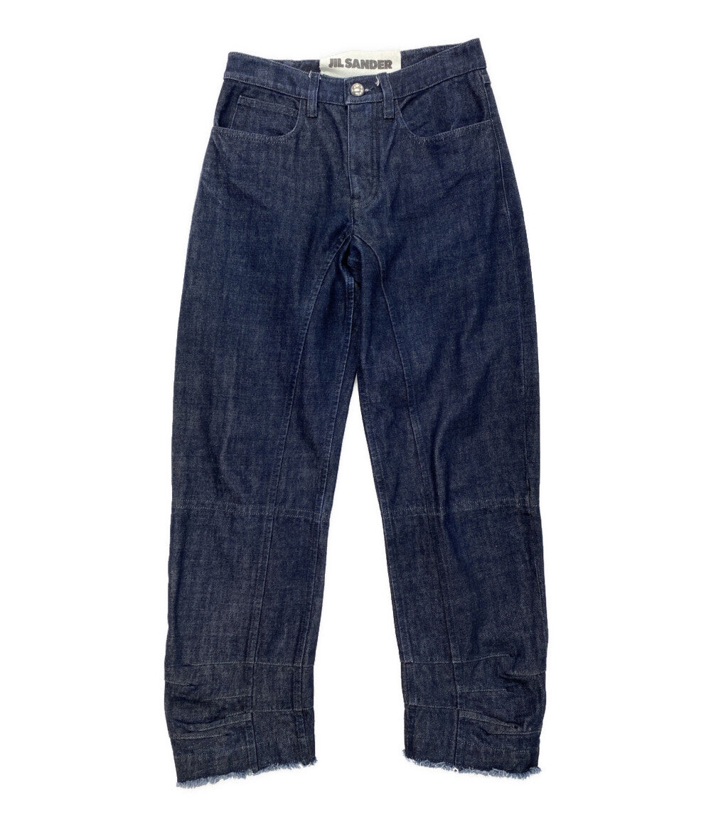 JIL SANDER ダメージ加工ブルーデニムパンツ Jil sander デニムパンツ インディゴ 25ss J04KA0114 J46463