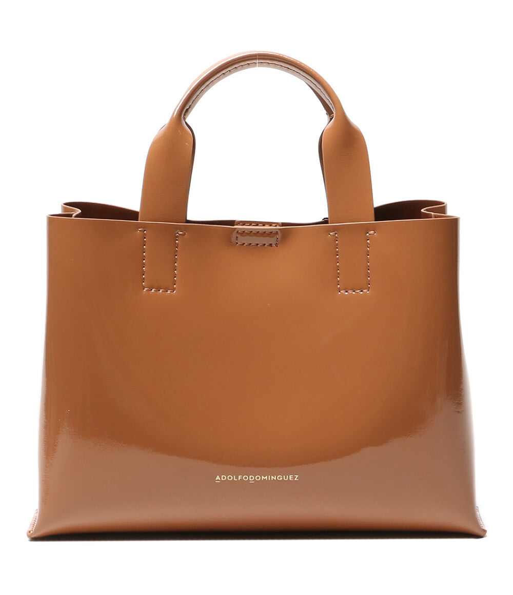 美品 ADOLFO DOMINGUEZ ショルダーバッグ ブラウン 2way レディース