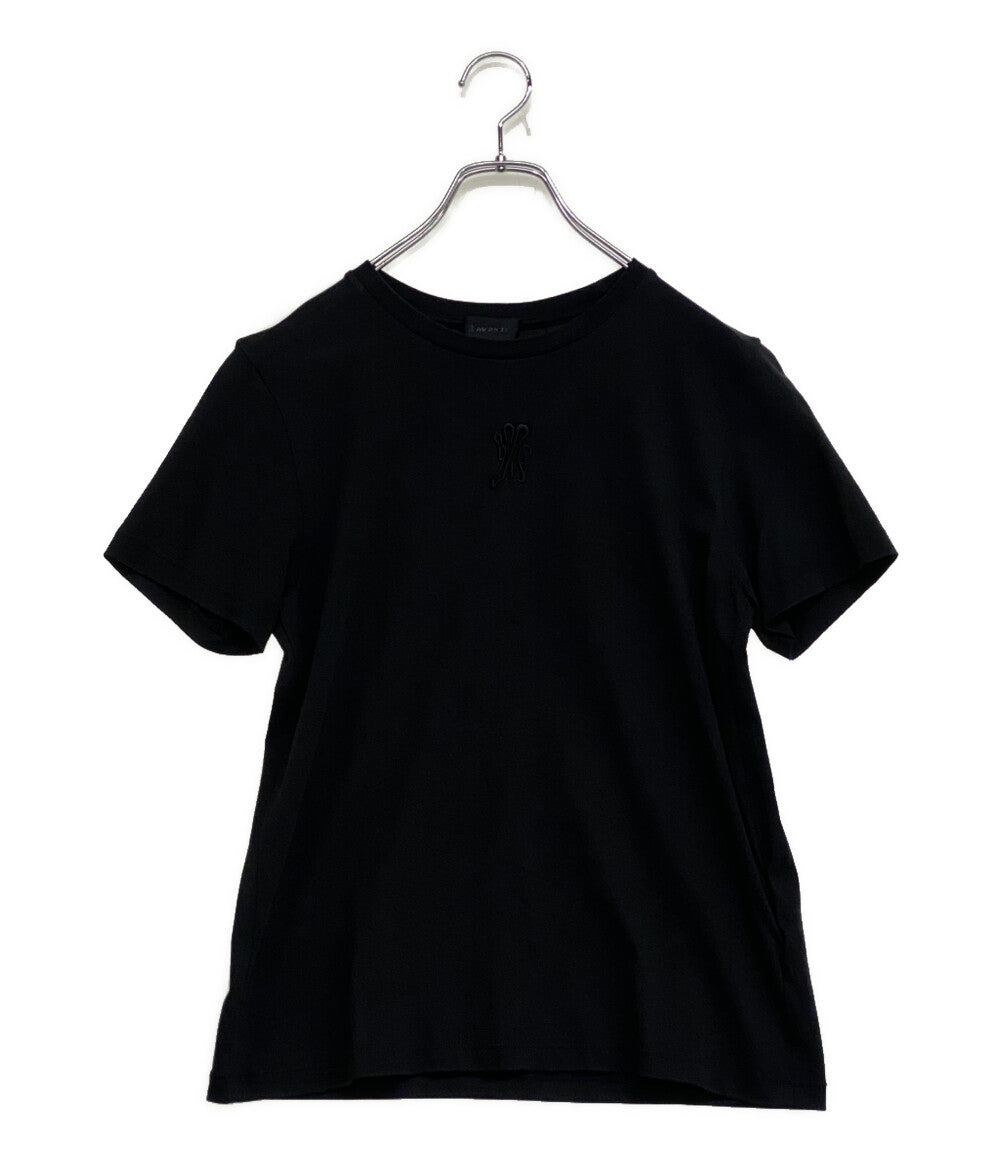 MONCLER 半袖Tシャツ ブラック c-scom-23-40271 レディース SIZE M