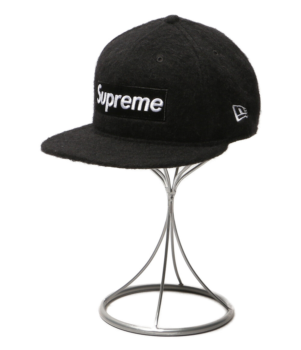 美品 NEW ERA × supreme シュプリーム キャップ ブラック メンズ SIZE 