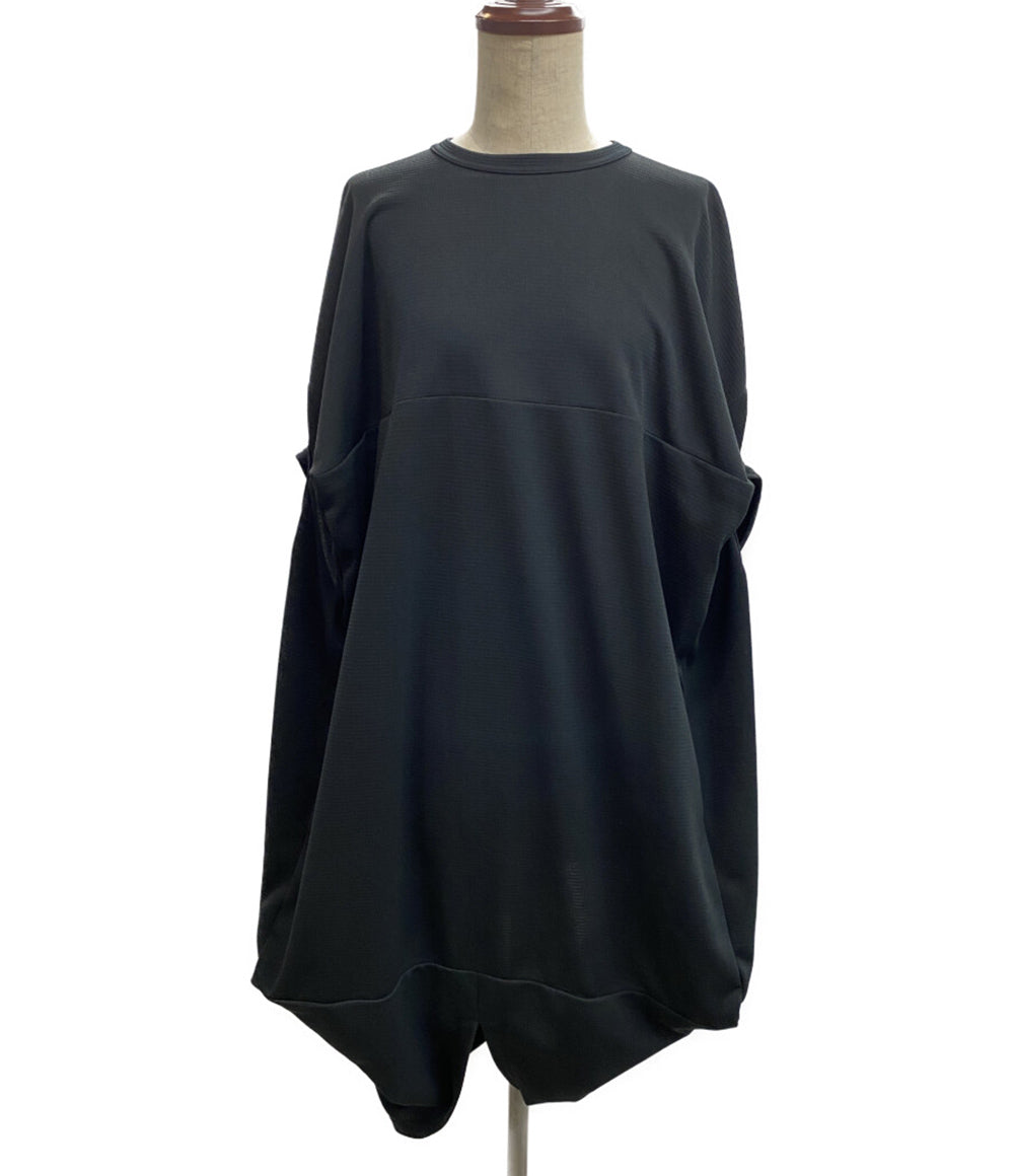 Comme des Garçons ブラックノースリーブカットソー COMME des GARCONS 変形ノースリーブカットソーワンピ 23FW GL-T017