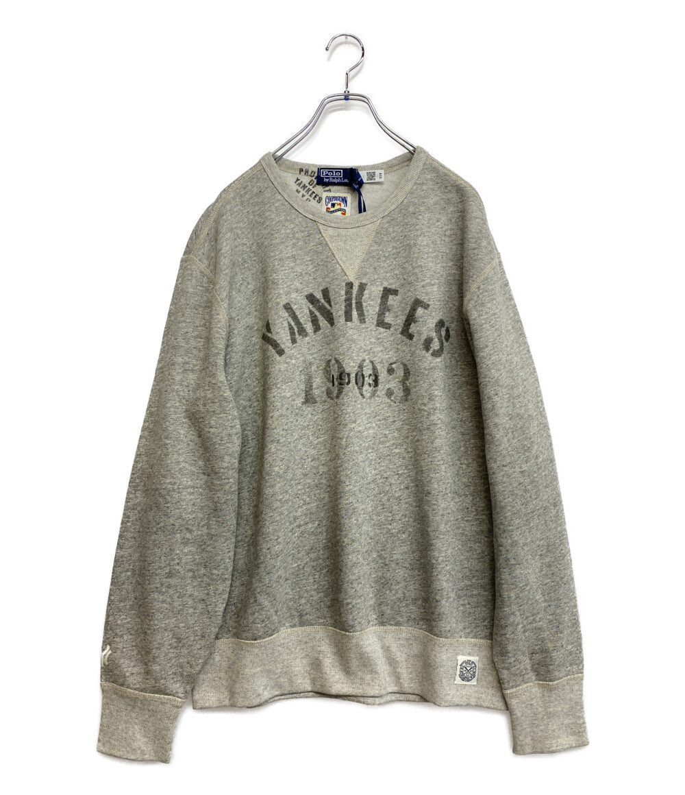 美品 POLO RALPH LAUREN スウェット ヤンキース COOPERSTOWN 両V 