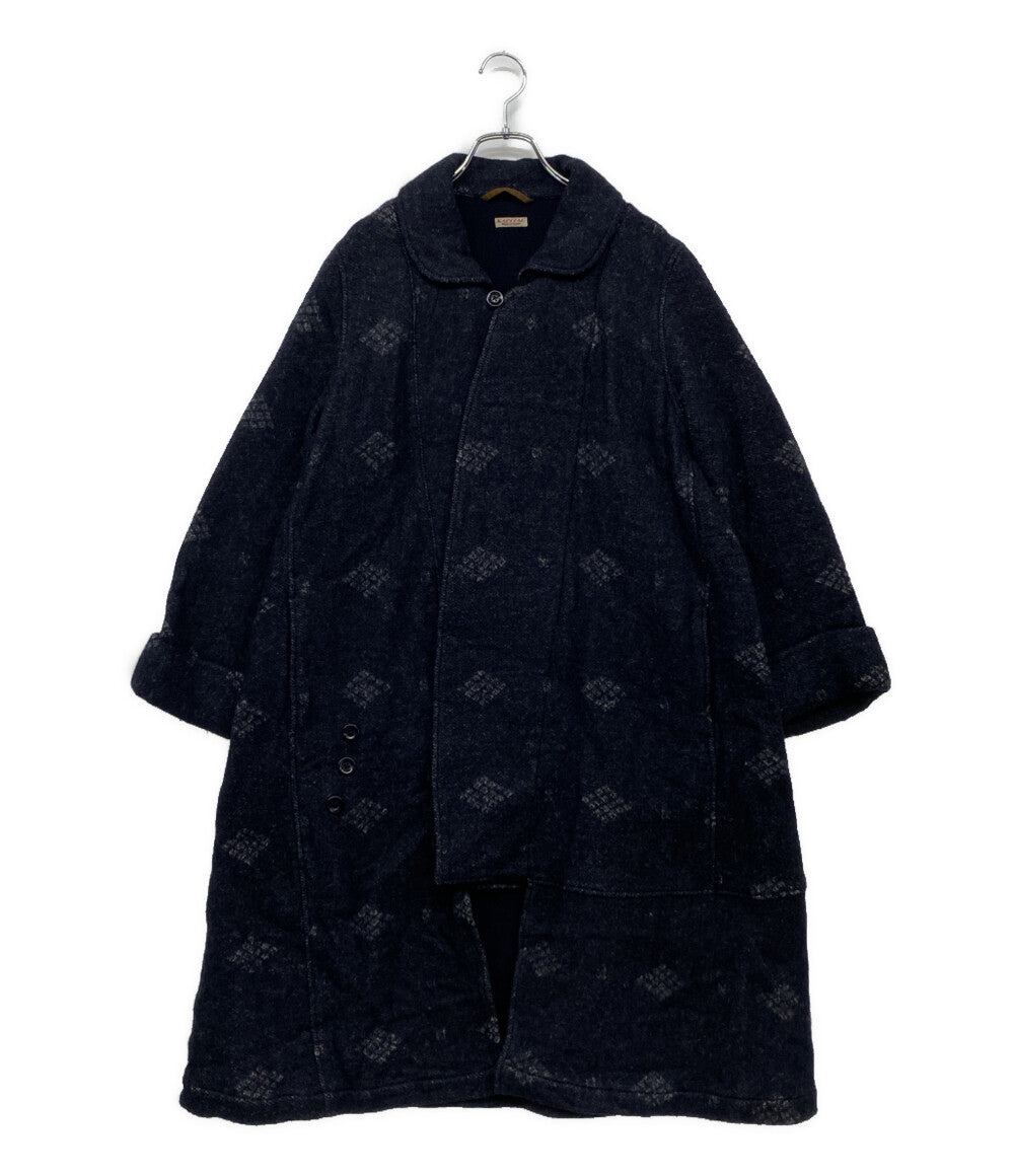 キャピタル コート BELTED WOOL COAT ネイビー レディース SIZE 1 KAPITAL – rehello by BOOKOFF