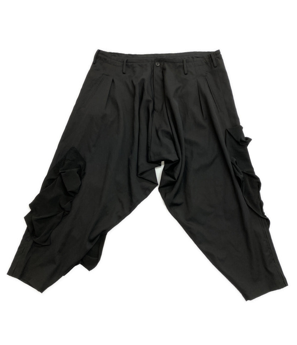 ヨウジヤマモトプールオム パンツ ブラック HJ-P64-100 メンズ SIZE 1
