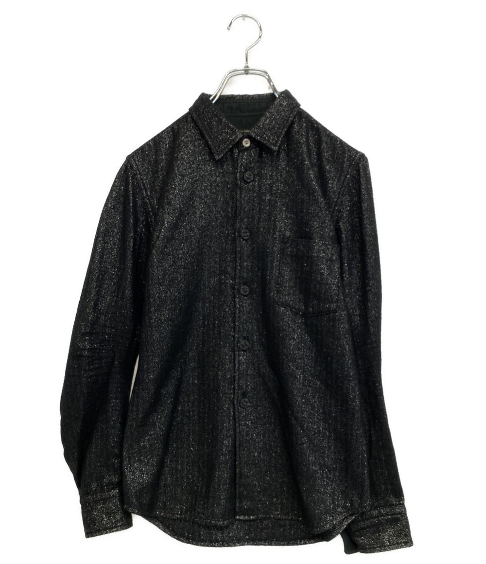【コムデギャルソンオムプリュス】シャツ　AD2017 黒 コムデギャルソンオムプリュス 黒シャツ コムデギャルソンオムプリュス