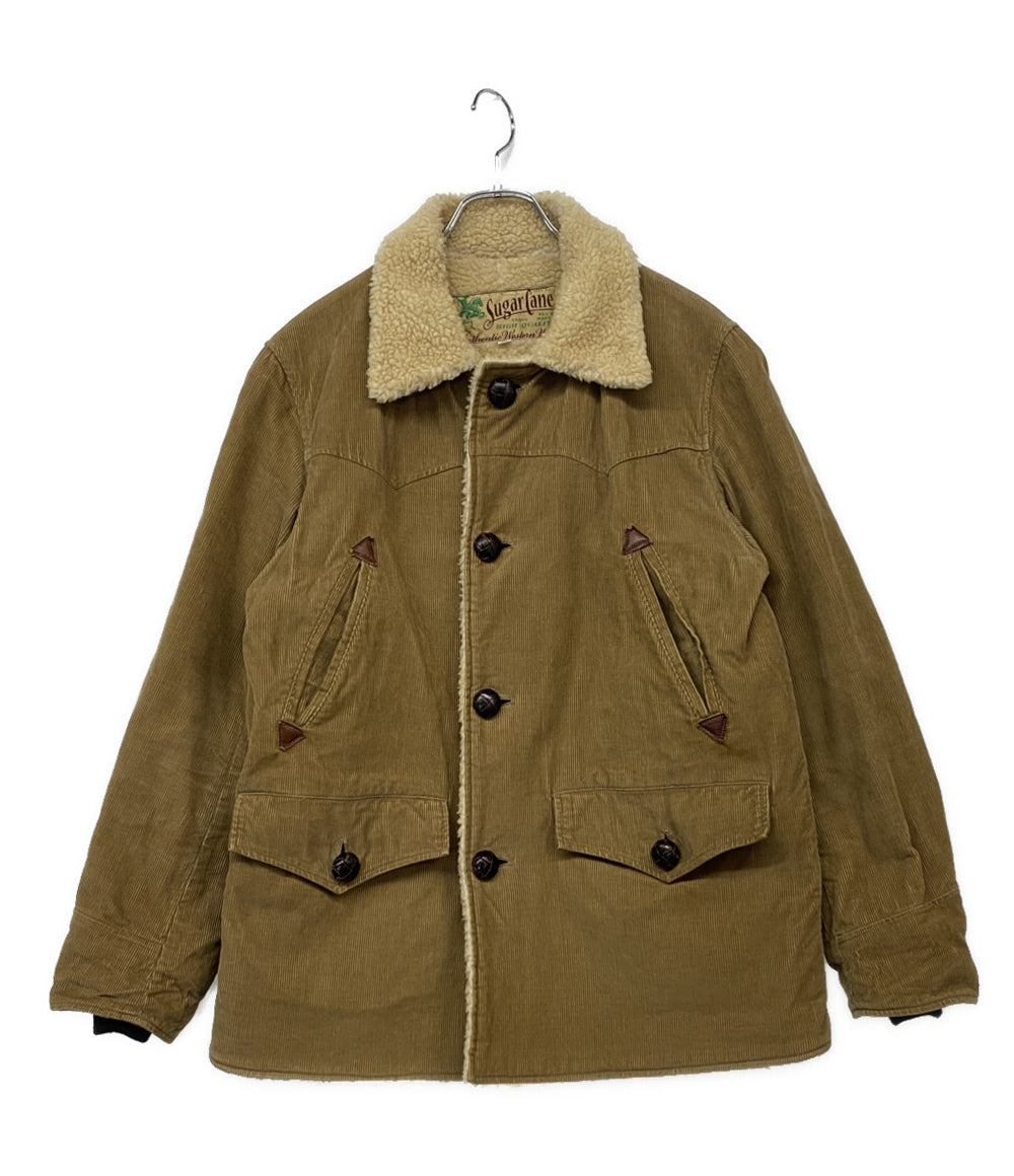 SUGAR CANE シュガーケーン コーデュロイ ジャケット 36 SUGAR CANE コーデュロイジャケット 裏ボア メンズ SIZE M シュガー
