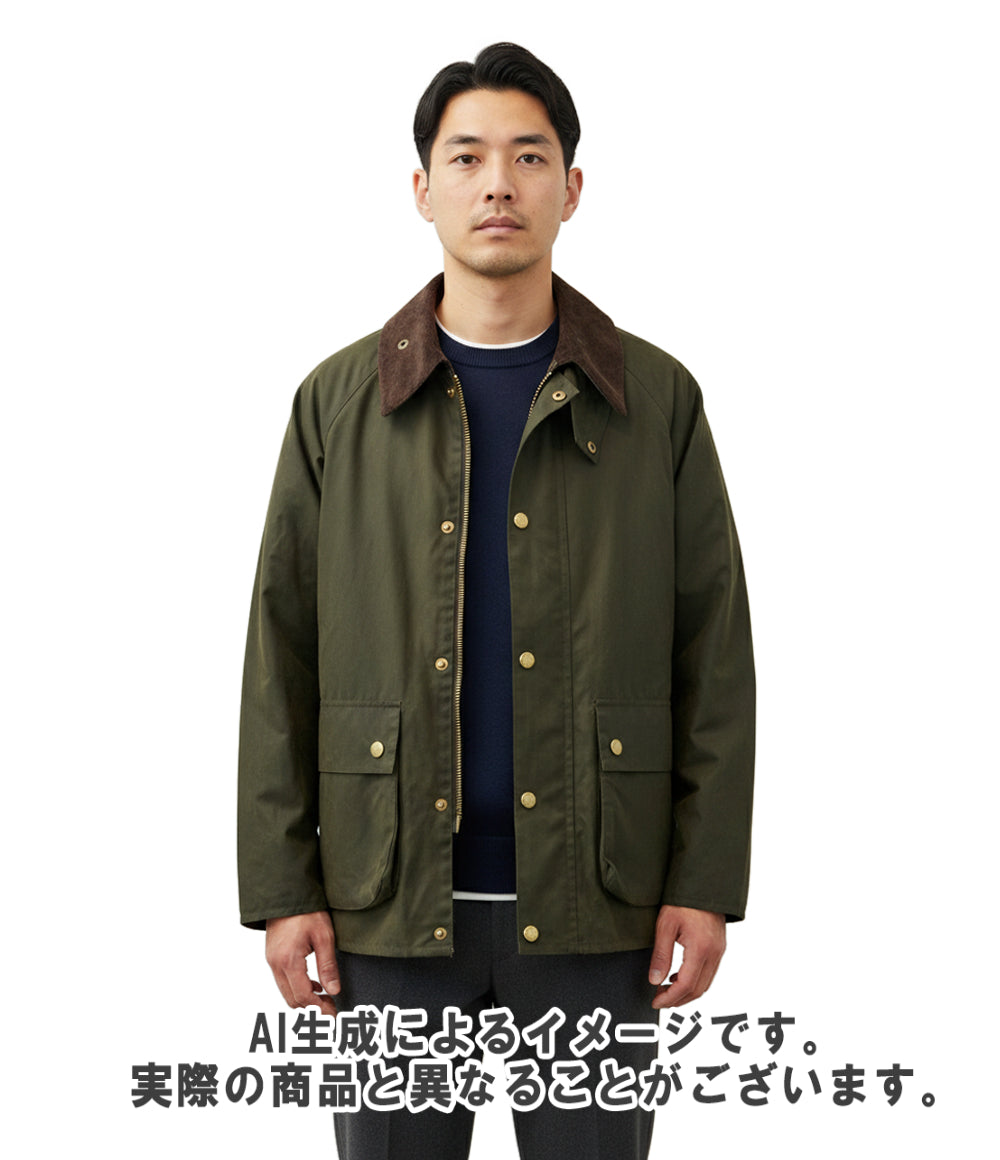 Barbour カバーオール ダブルジップ 24AW SLOBE別注 Short BEDALE タグ付き ダブルジップ スナップボタン メンズ SIZE 36 (S) バブアー