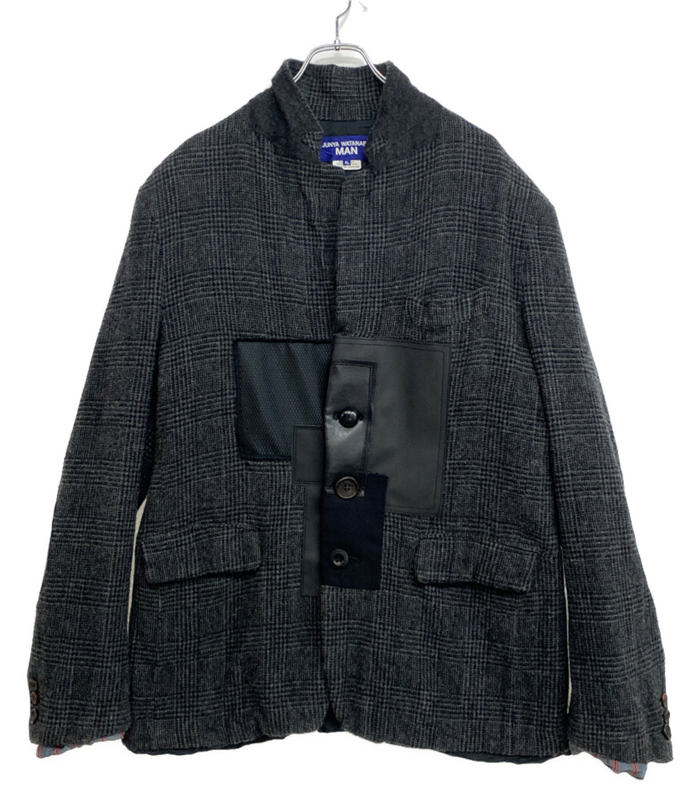ジュンヤワタナベ コムデギャルソン 23AW グレンチェック パッチワーク