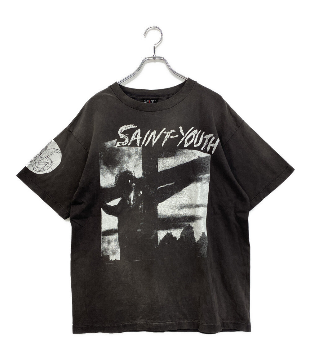 SAINT MICHAEL 半袖Tシャツ ヴィンテージ加工Tee 22SS メンズ SIZE L