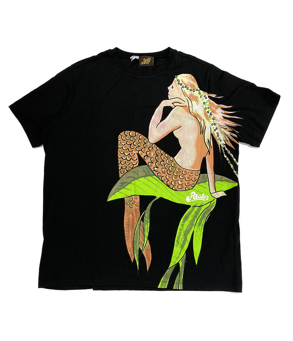 ロエベ パウラズイビザ　マーメイドTシャツ ロエベ ポーラスイビザ 半袖Tシャツ オーバーサイズ マーメイドTEE