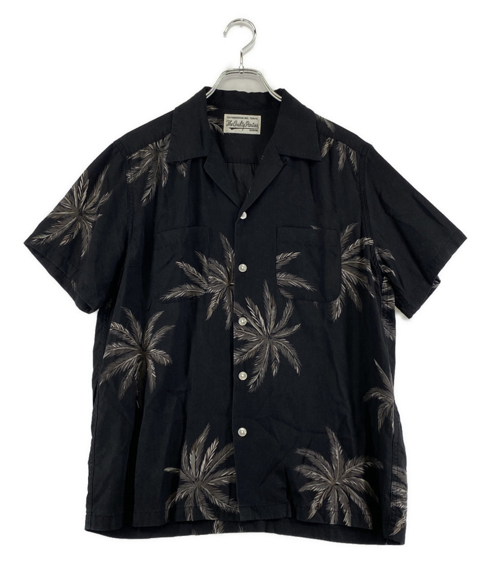 ワコマリア 半袖シャツ PALMS TREE HAWAIIAN SHIRT アロハシャツ 17SS