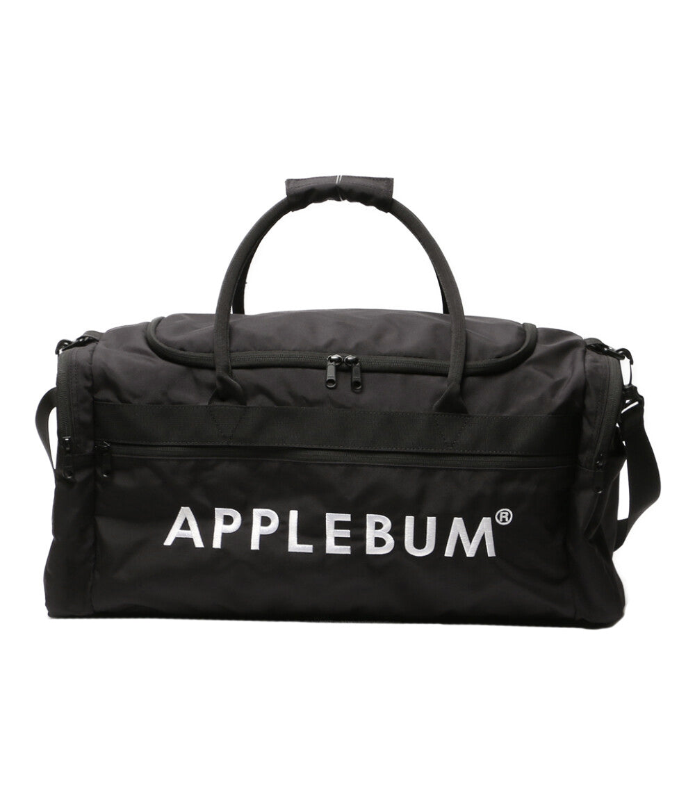 applebum ボストンバッグ　グレー　美品 アップルバム ボストンバッグ LOGO DUFFLE BAG メンズ APPLEBUM