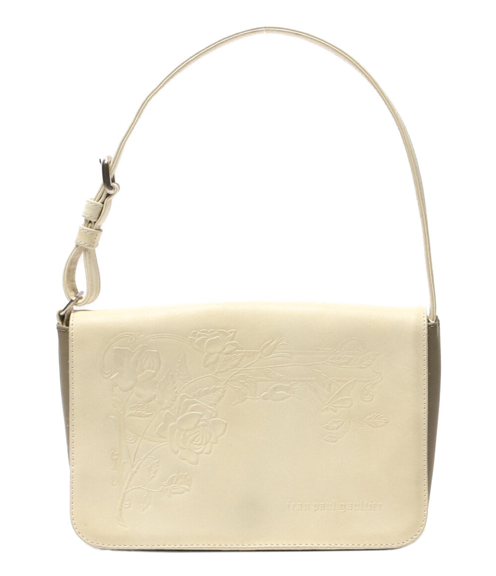 Jean Paul GAULTIER ニューローズ ハンドバッグ 薔薇 シルバー