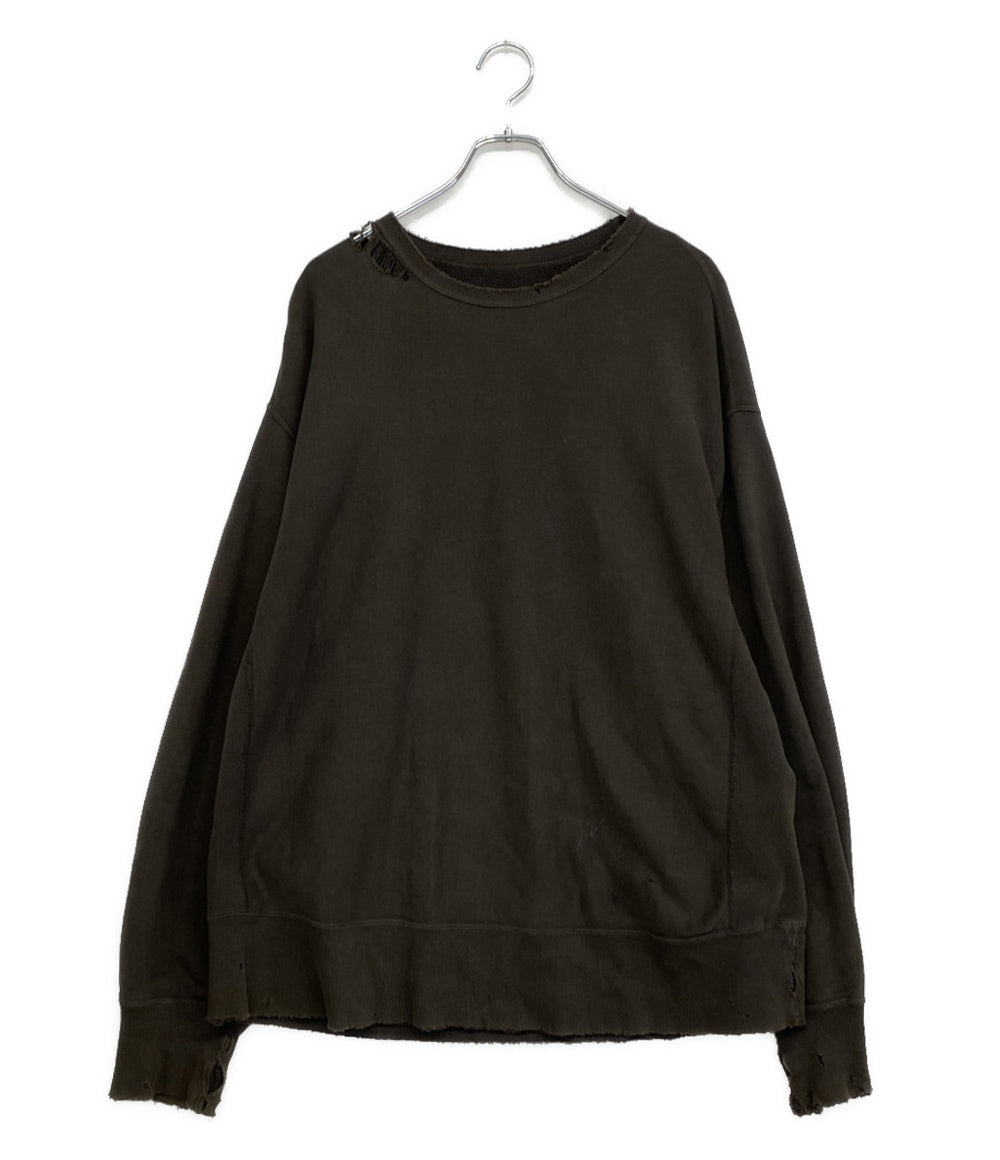 ANCELLM アンセルム スウェット DYED DAMAGE SWEAT SHIRT 23SS ANC