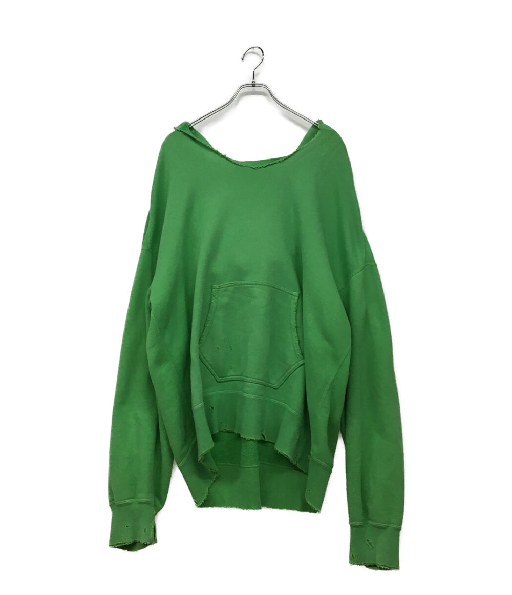 ANCELLM アンセルム スウェットパーカー DYED DAMAGE HOODIE 23ss