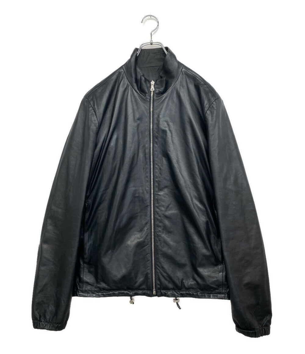 プラダ リバーシブルナイロンレザーブルゾン メンズ SIZE 50 PRADA