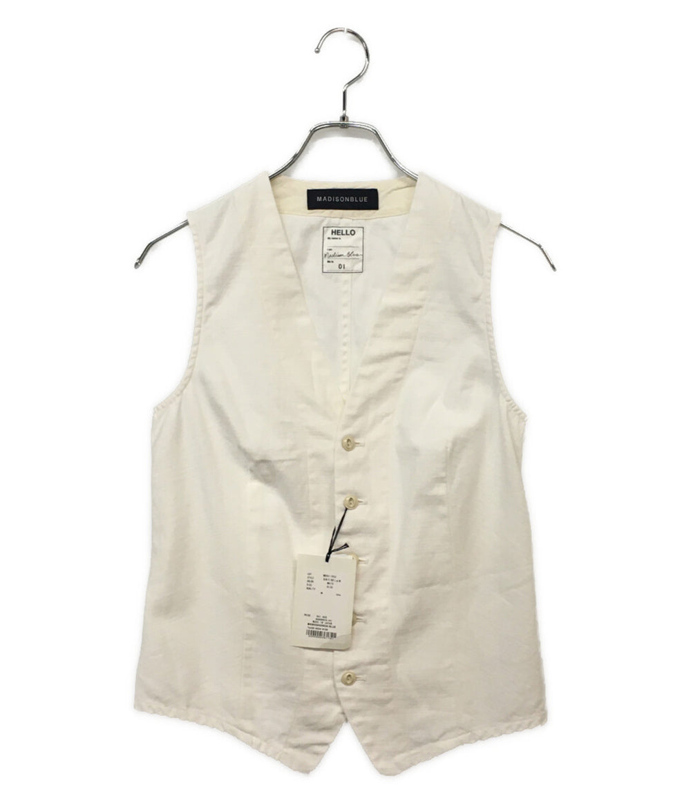 MADISONBLUE(マディソンブルー)｜VEST W TRO ベスト⁄グレー の通販