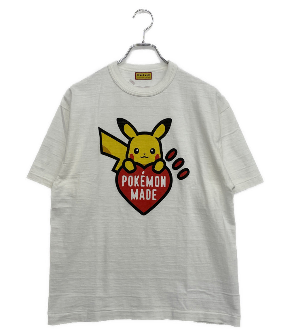 美品 HUMAN MADE 半袖Tシャツ pokemon made ピカチュウ メンズ SIZE L