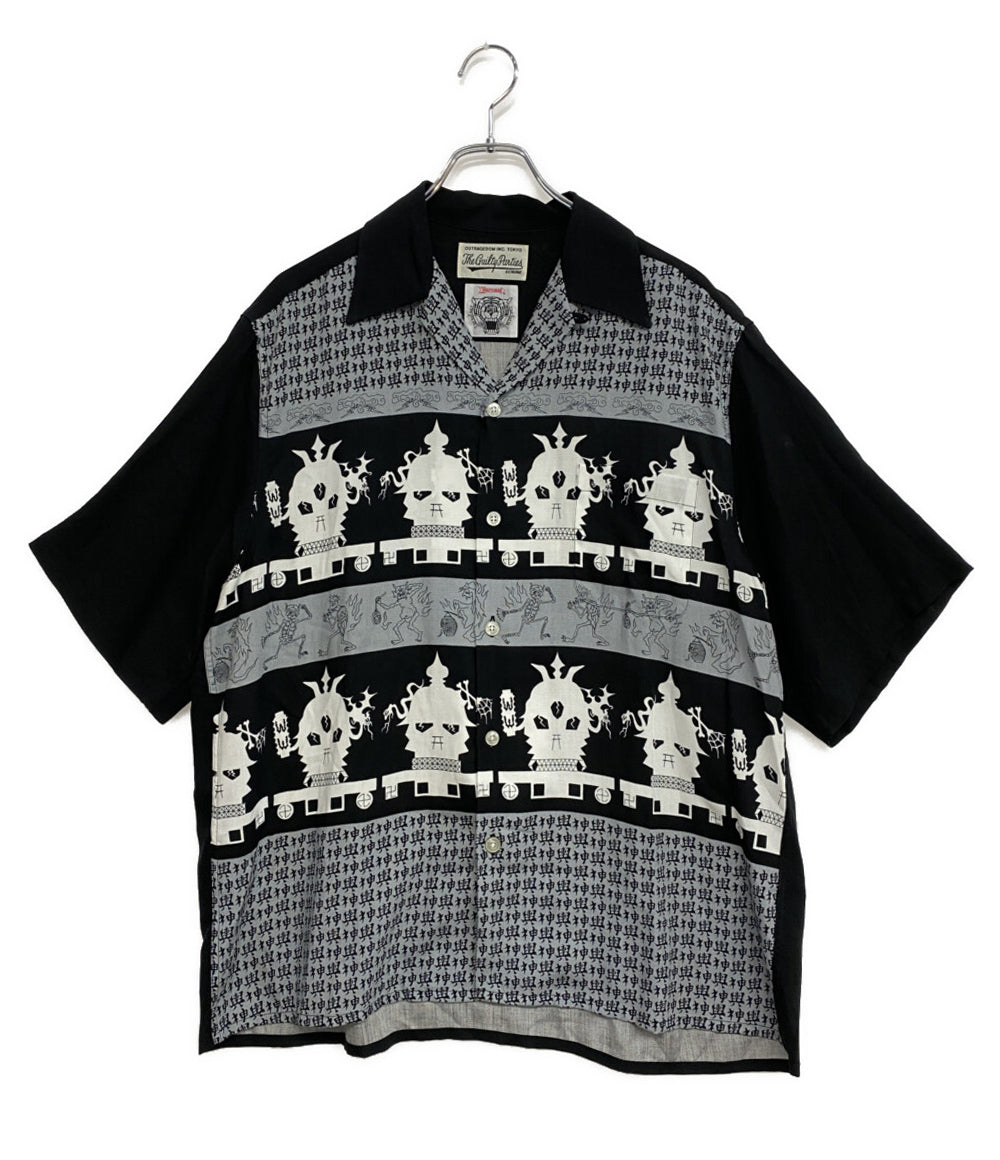 WACKO MARIA×WOLF'S HEAD ウルフズヘッド 半袖シャツ HAWAIIAN SHIRT