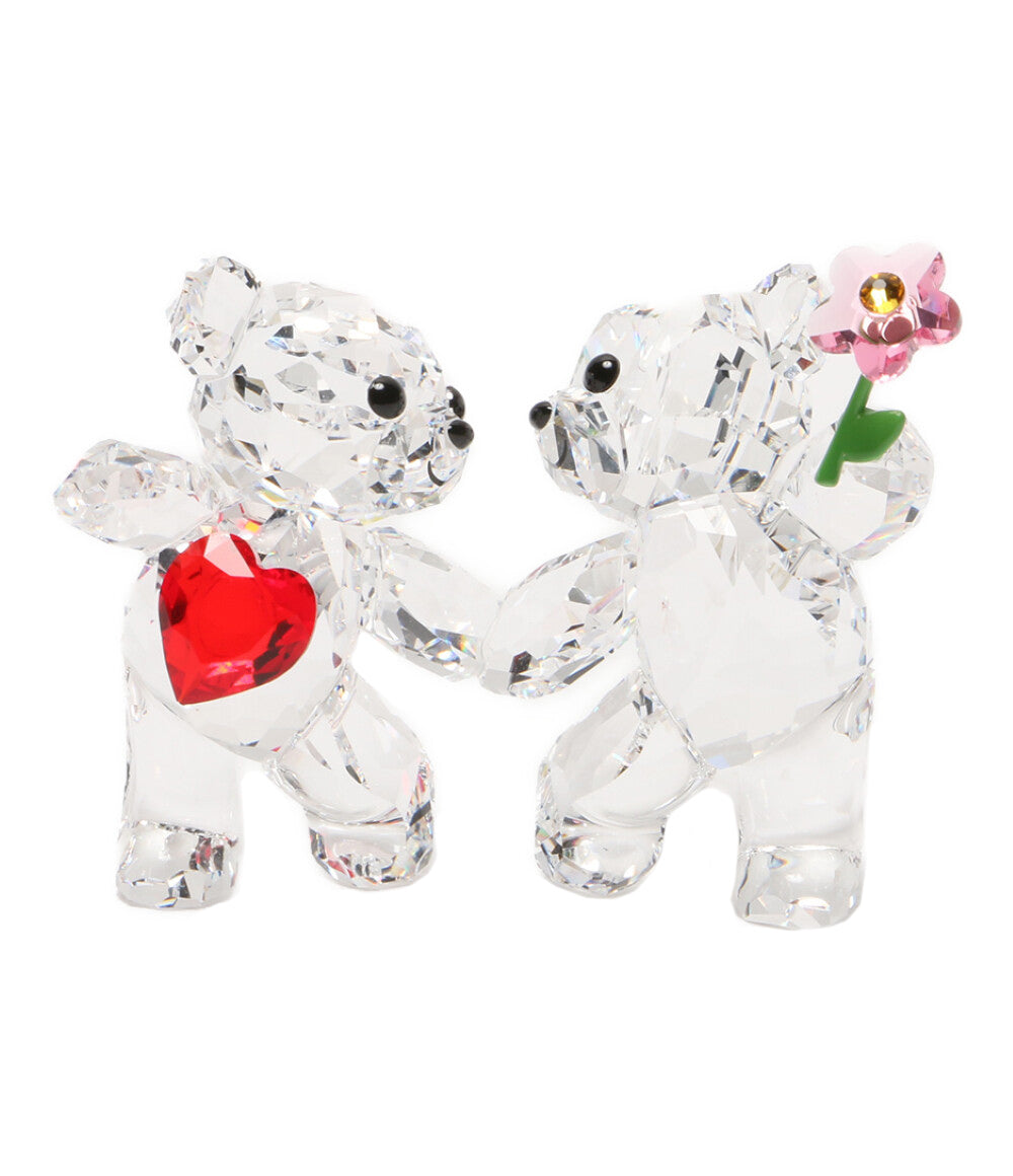 美品 SWAROVSKI その他小物 Krisベア HAPPY TOGETHER レディース