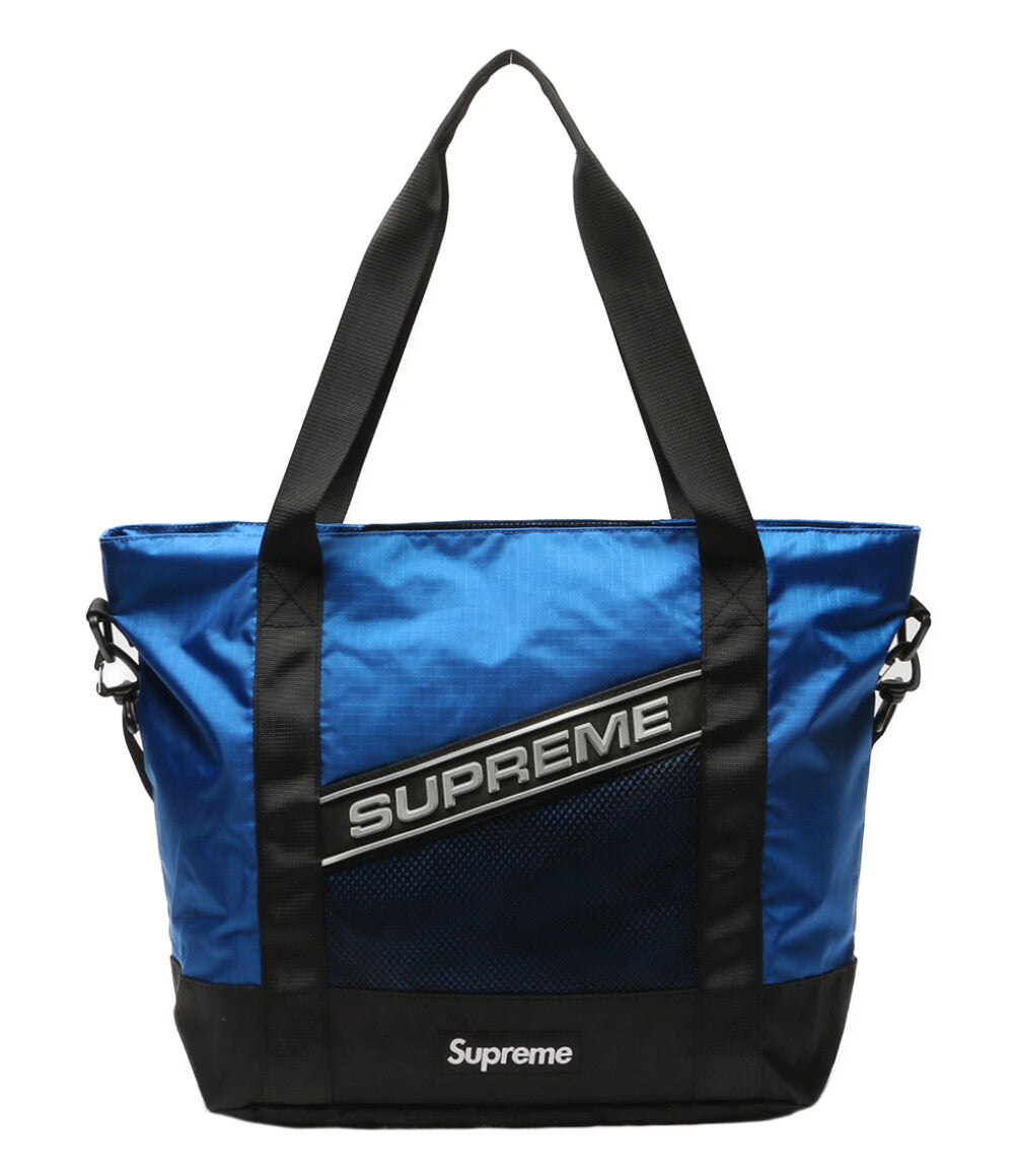 美品 Supreme トートバッグ リフレクターロゴブルートート 23FW メンズ