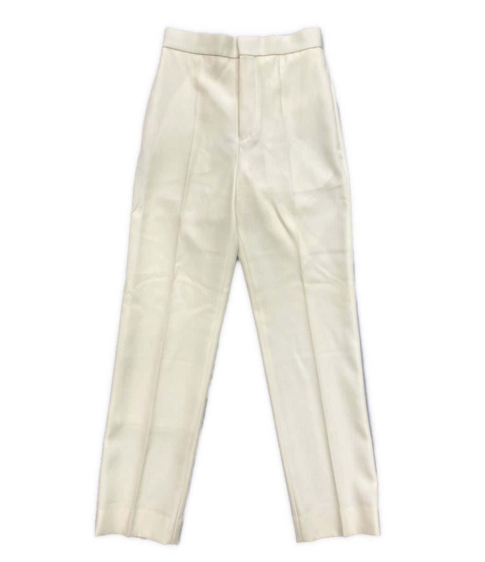 BLAMINK シルクリネンバックギャザーストレートパンツ レディース SIZE