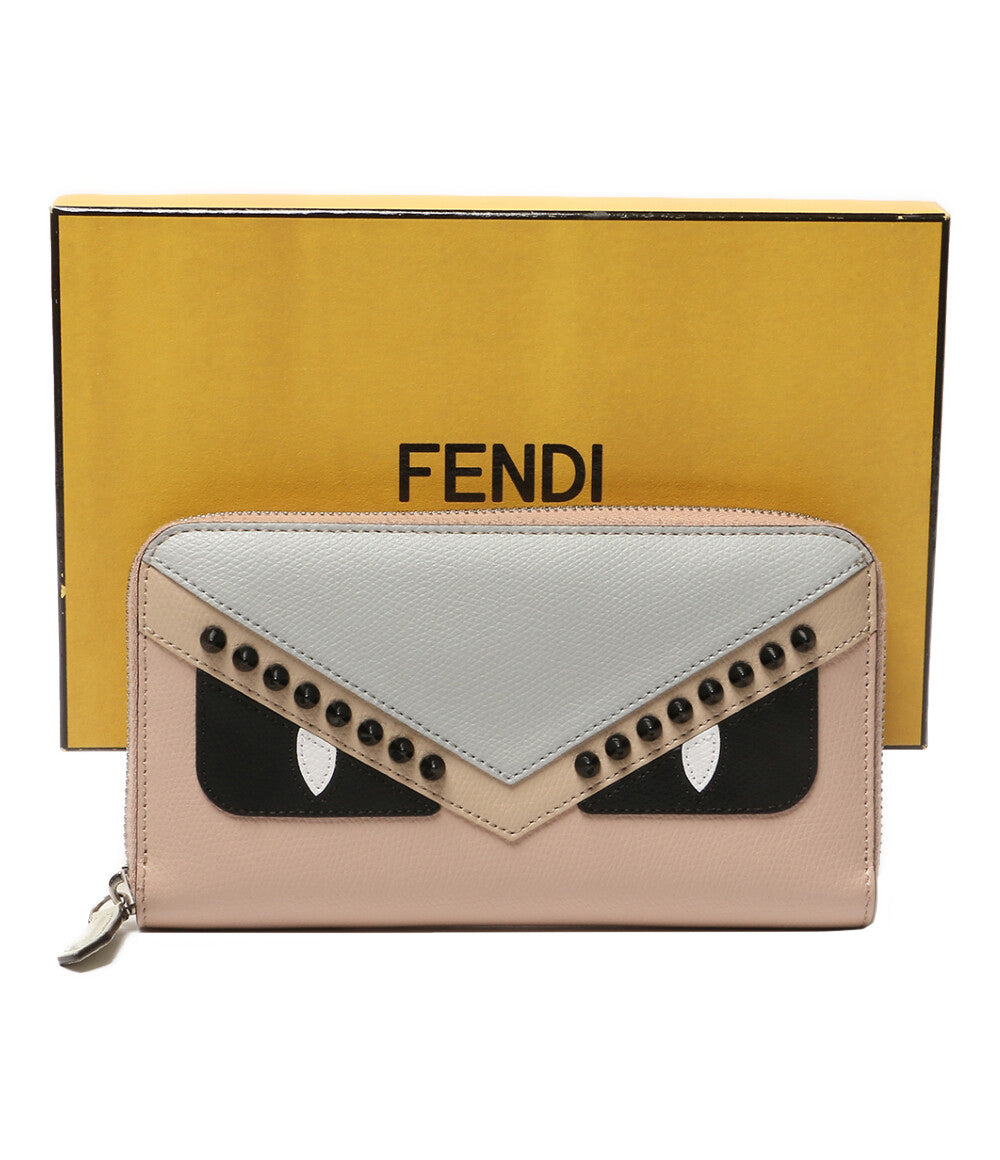 FENDI 長財布 8M0299 モンスターラウンドウォレット レディース 