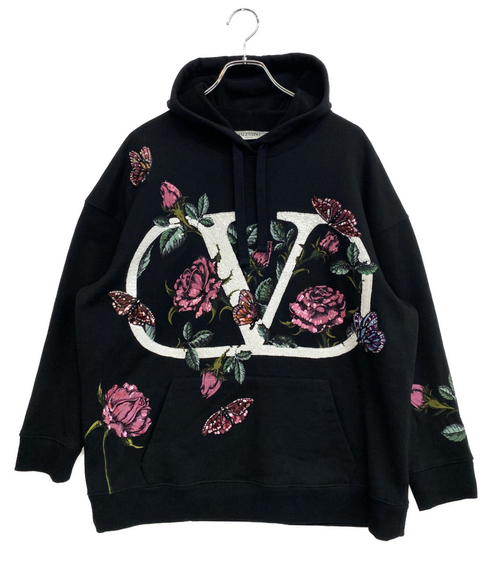 VALENTINO パーカー フローラルロゴフーディ 21AW メンズ SIZE XS