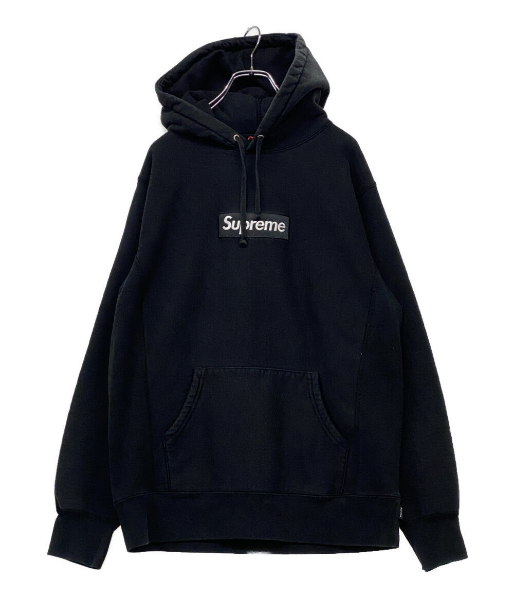 Supreme 黒ボックス ロゴパーカー メンズ SIZE L シュプリーム 