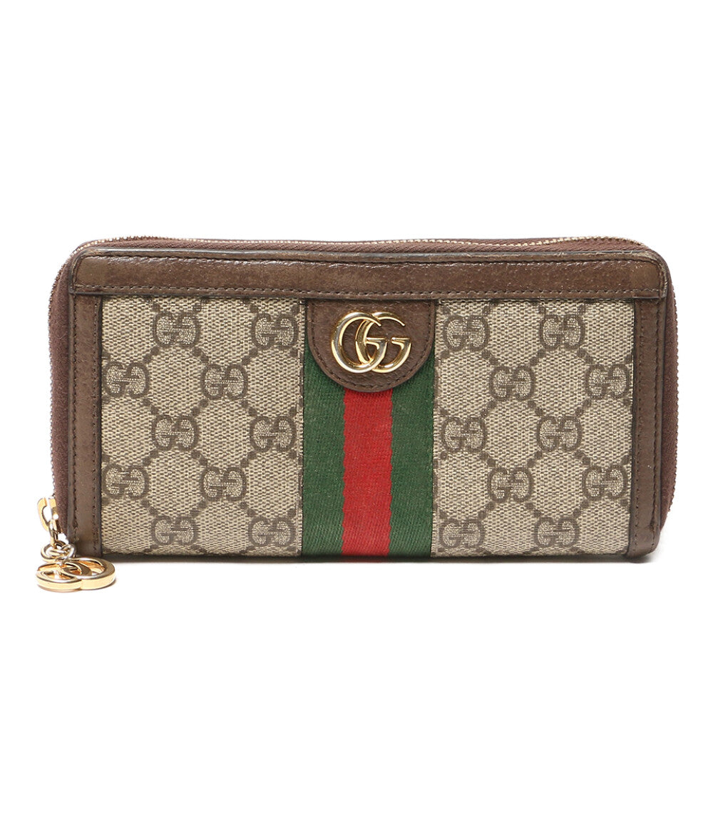 GUCCI長財布 グッチ 長財布 Wホック 035 1408 2150 GUCCI レザー 黒 ブラック 財布
