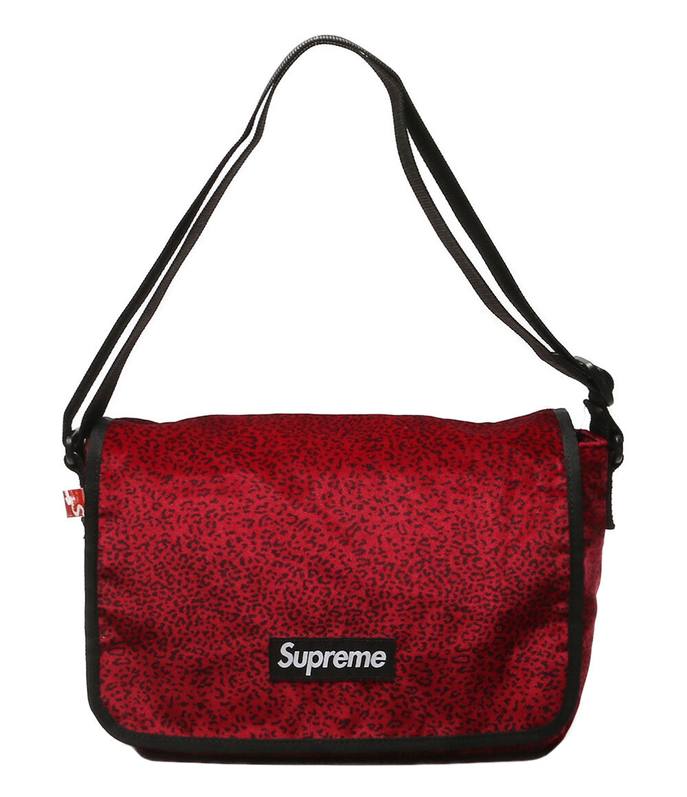 美品 Supreme ショルダーバッグ VELVET SMALL MESSENGER BAG メンズ