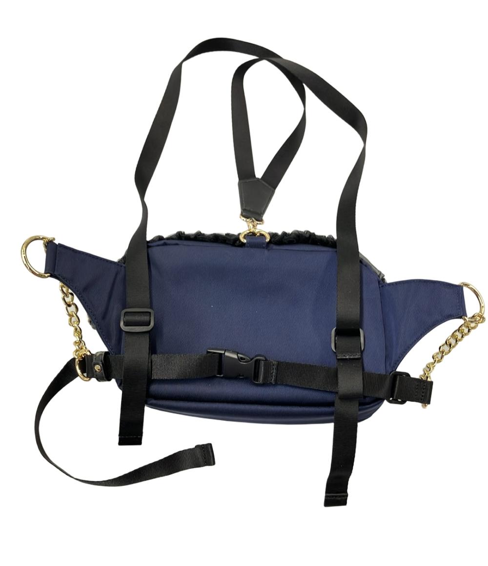 ランバンオンブルー 2WAY ウエストバッグ リュック レディース LANVIN en Bleu