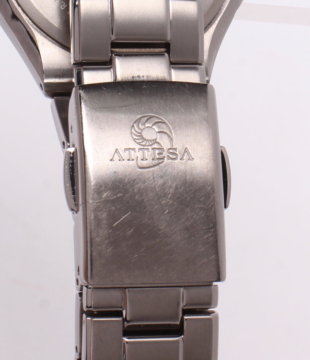 CITIZEN 腕時計 アテッサ ATTESA ソーラー ブラック H110-T011331 メンズ シチズン