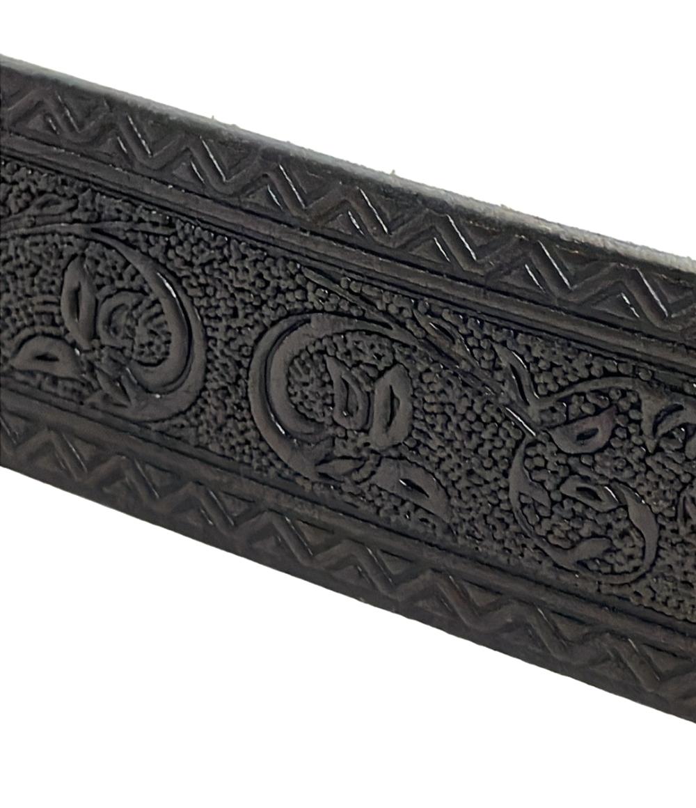 美品 サンローラン ベルト シルバーバックル レディース SAINT LAURENT