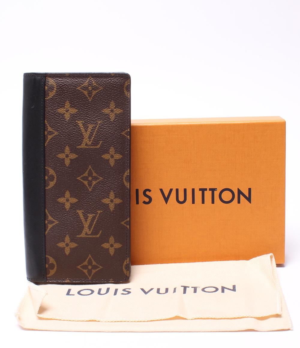 ルイ・ヴィトン 二つ折り長財布 ポルトフォイユ ブラザ モノグラム マカサー M69410 メンズ LOUIS VUITTON