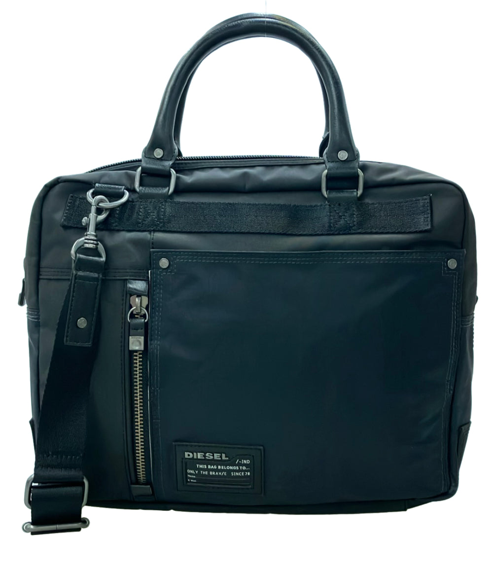 DIESEL ディーゼル ビジネスバッグ トート ショルダー レザー　2way DIESEL 2wayブリーフケース ショルダーバッグ メンズ ディーゼル