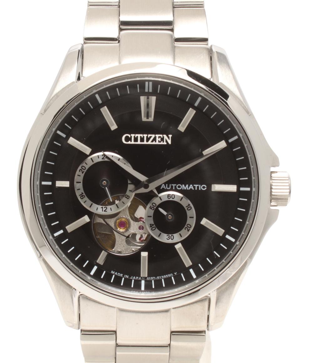 美品 シチズン 腕時計 シチズンコレクション 自動巻き ブラック NP1010  