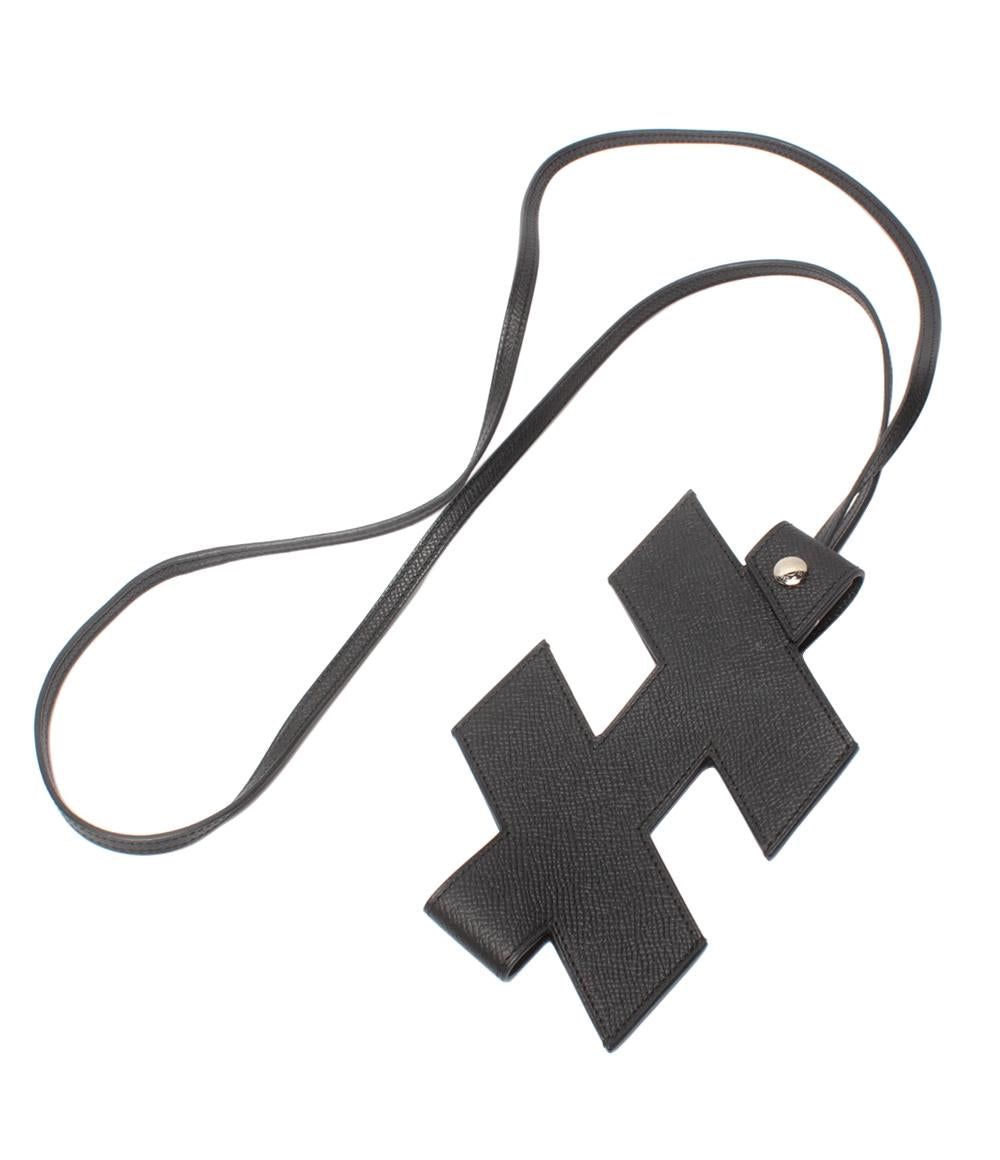 HERMES スマホケース Z刻印 シルバー金具 Hタグ レディース エルメス