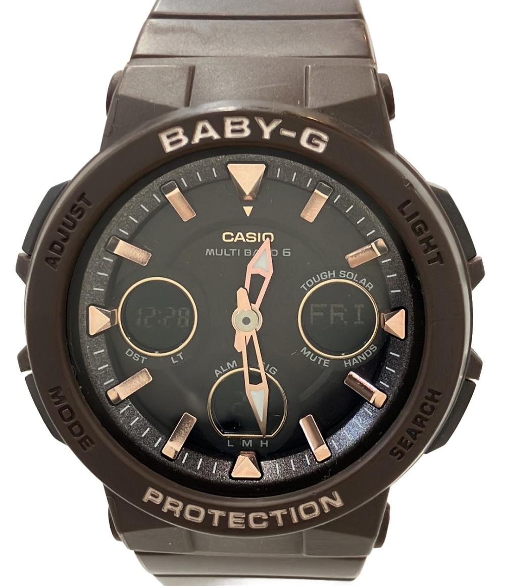 カシオ 腕時計 BABY-G BGA-2510 ソーラー ブラウン レディース CASIO