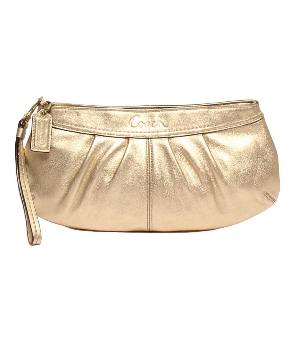 coach クラッチバッグ　ゴールド色 美品 コーチ クラッチバッグ セカンドバッグ F13749 レディース COACH