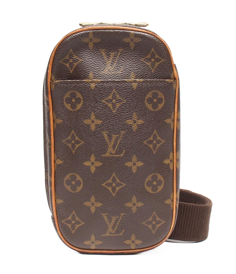 Louis Vuitton ボディバッグ　ポシェットガンジュ　モノグラム ⭐LOUIS VUITTON⭐モノグラム ポシェット ガンジュ ボディバッグ LOUIS
