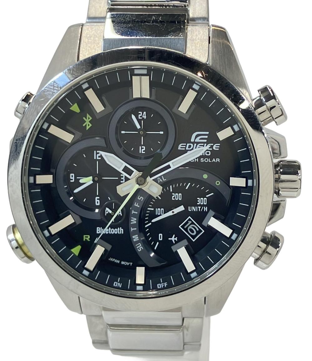 CASIO カシオエディフィス EDIFICE ソーラー腕時計 ECB-500 稼働品