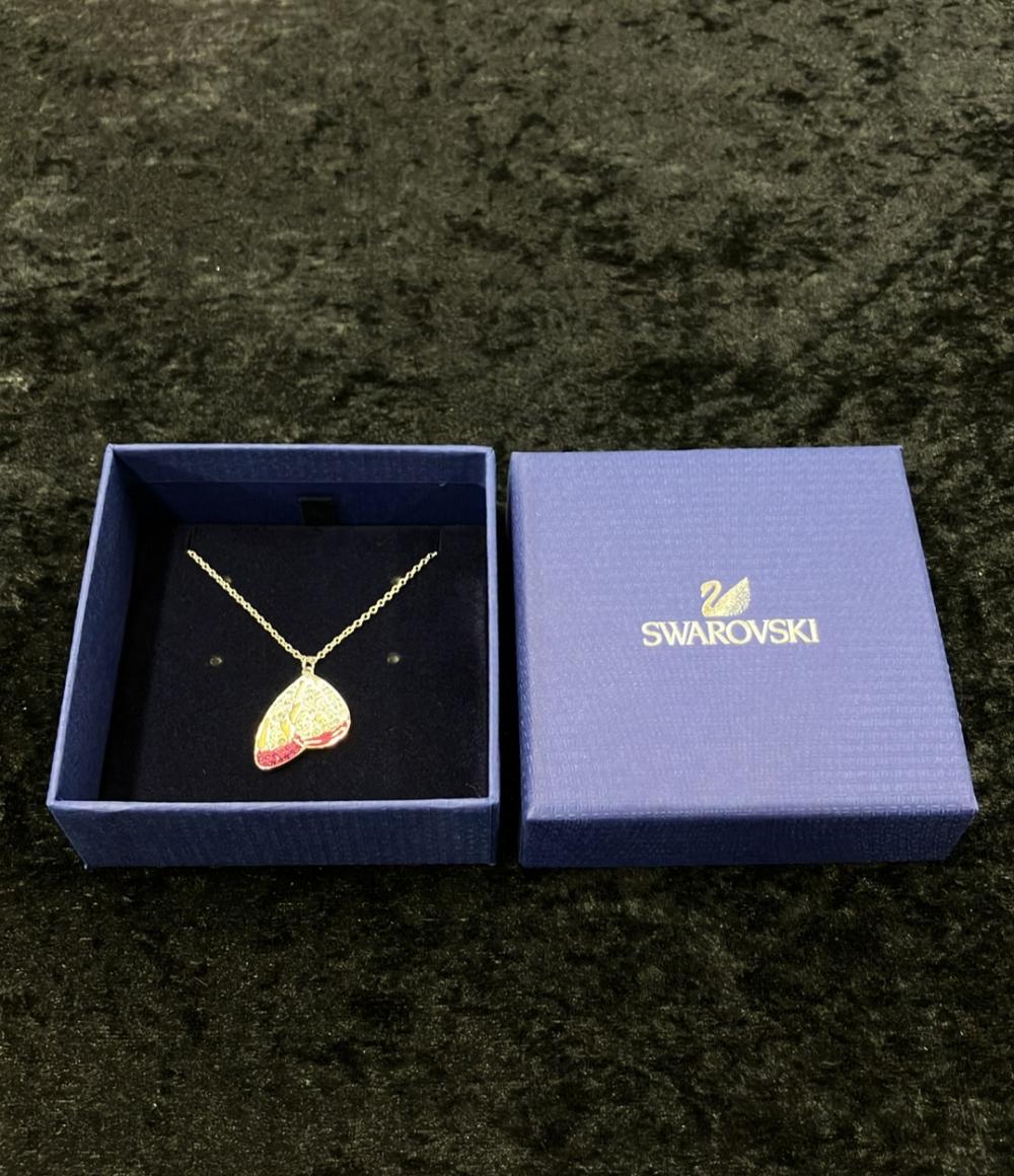 美品 スワロフスキー ネックレス 蝶モチーフ バタフライモチーフ noisette 1192953 レディース SWAROVSKI