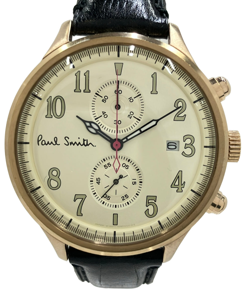 【美品】Paul Smith ポールスミス 腕時計 イエロー ボーイズ Paul Smith 腕時計 クオーツ イエロー 0511-S060605 メンズ ポール