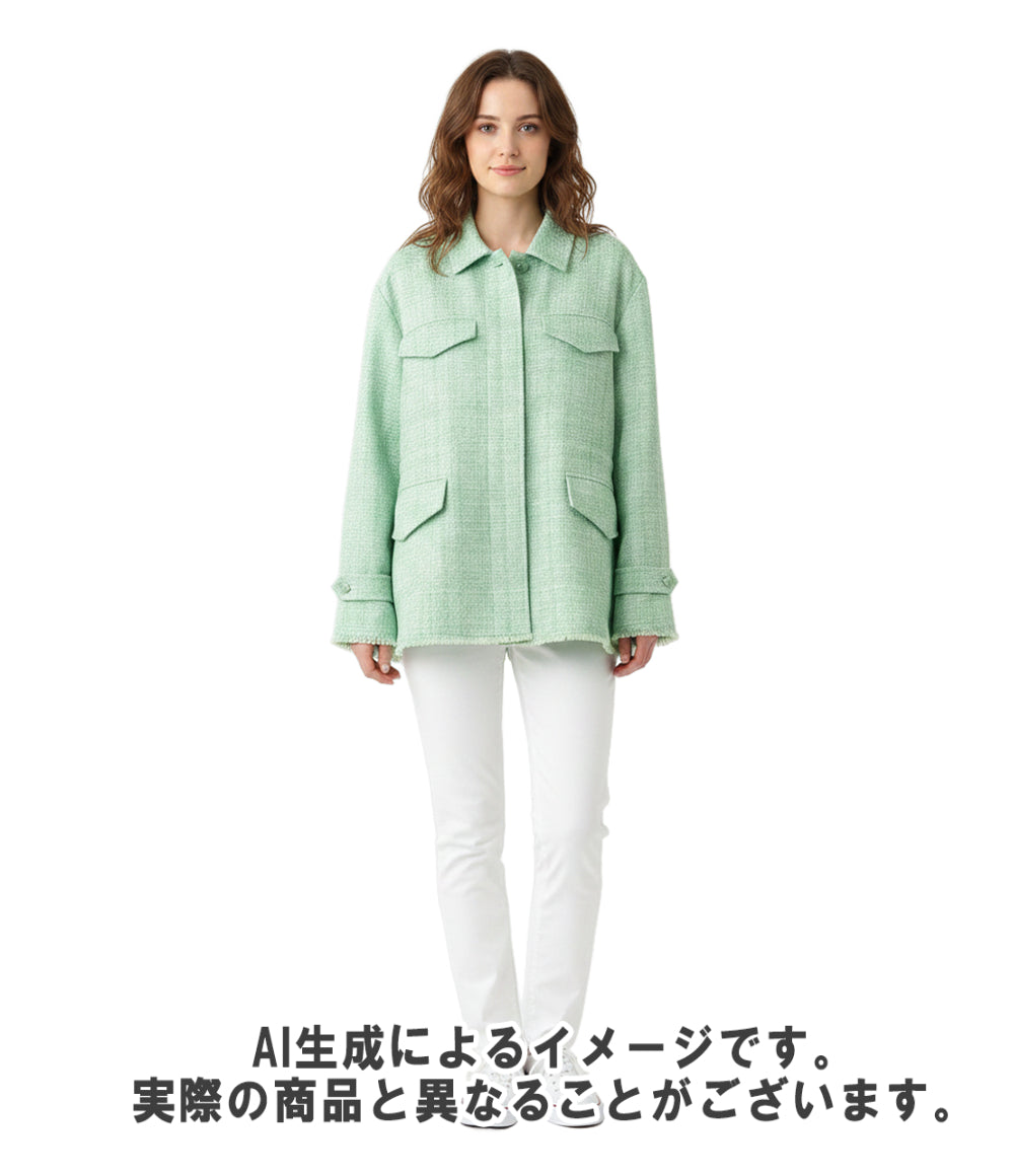 Drawer テーラードジャケット コットンツイード 6522-299-0776 レディース SIZE 38 (M) ドゥロワー